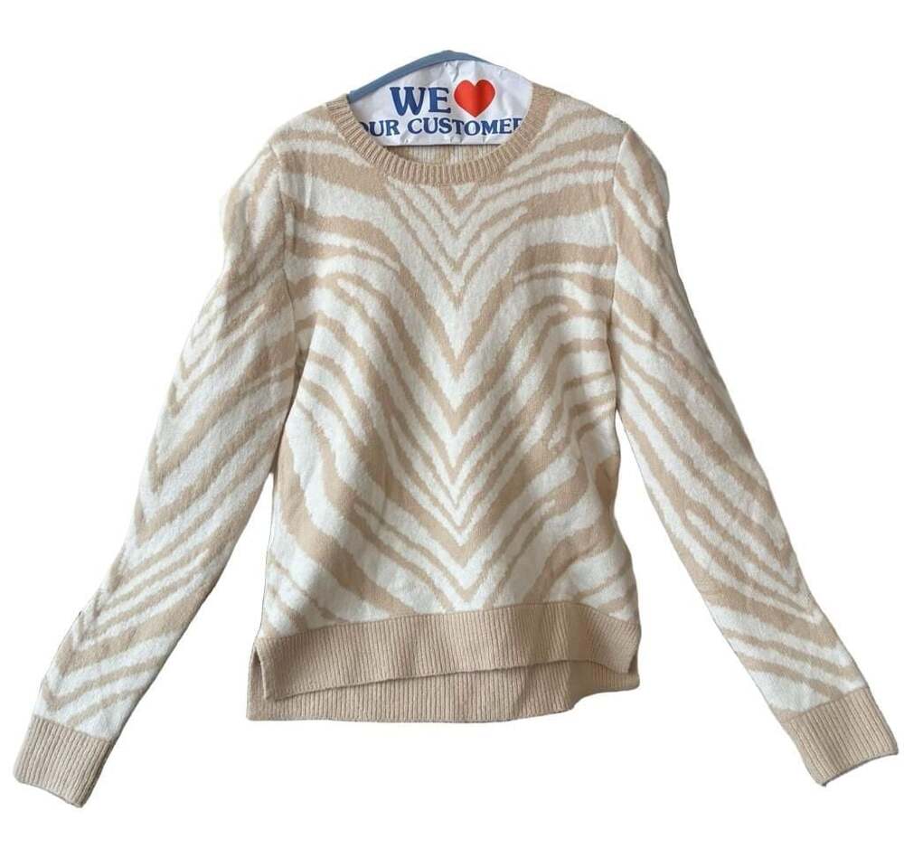 Bishop + Young Zebra Print Mockneck Sweater